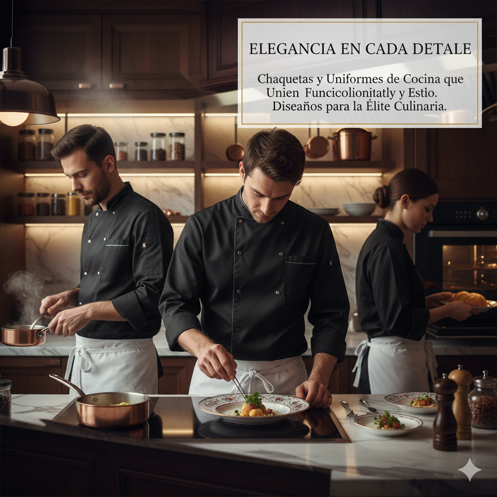 Chaquetas de Chef (Filipinas) con el balance perfecto entre estilo y durabilidad. Diseños profesionales en blanco y negro, ideales para la alta cocina. Máxima comodidad y resistencia al calor. ¡Viste a tu equipo con los mejores uniformes de cocina!